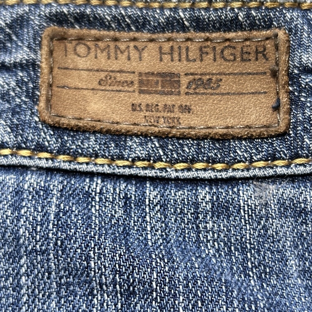 TOMMY HILFIGER American Hope Bootcut Jeans sz 12 High Rise Denim Y2K Classic - Picture 8 of 8